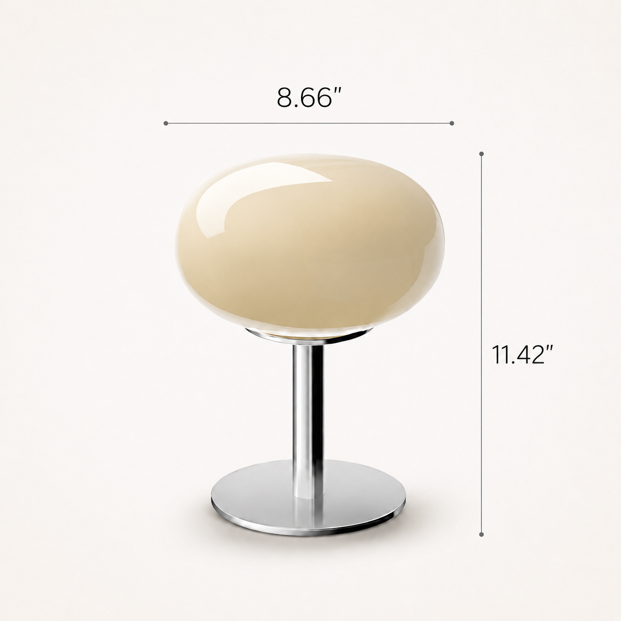 Rascal Retro Glass Table Lamp