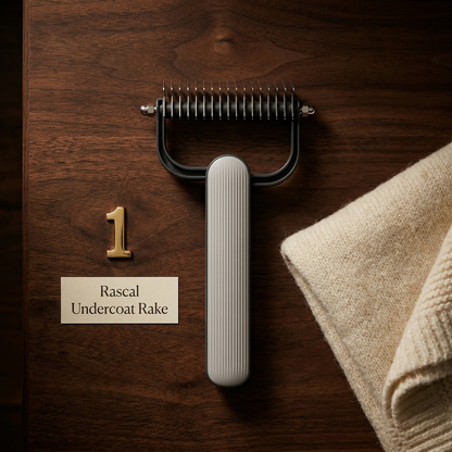 What's in the box — the Rascal Undercoat Rake