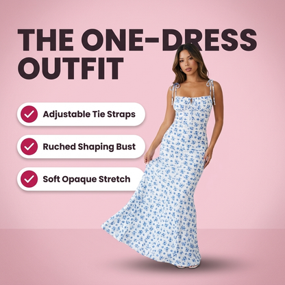 The Bloom Maxi™ — Tie-Strap Floral Maxi Dress
