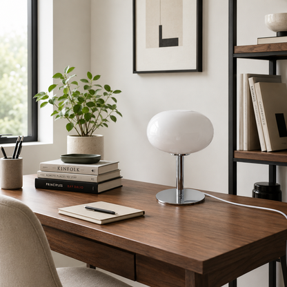 Rascal Retro Glass Table Lamp